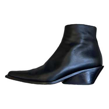 Ann Demeulemeester Leather cowboy boots - image 1