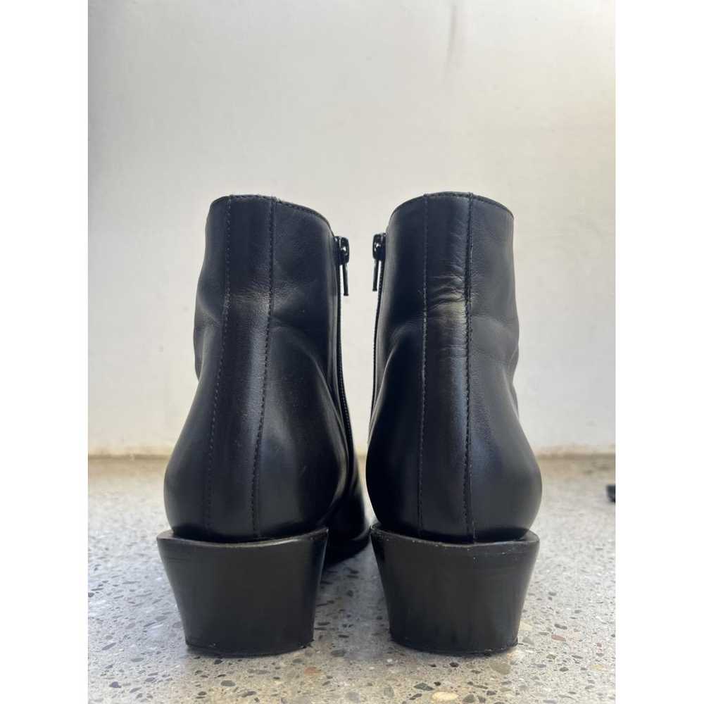 Ann Demeulemeester Leather cowboy boots - image 3