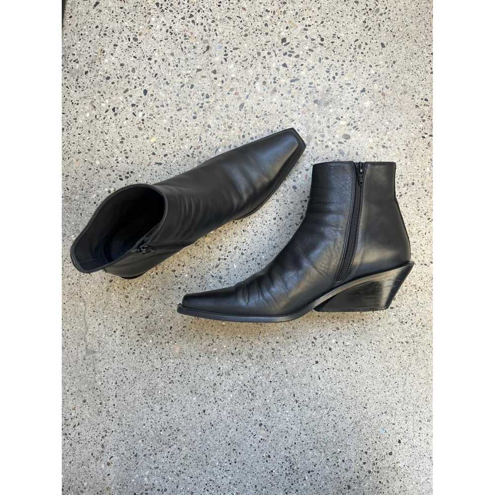 Ann Demeulemeester Leather cowboy boots - image 6