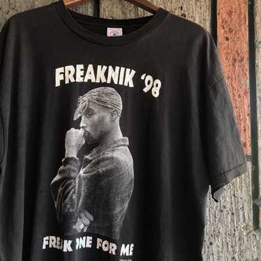 Rap Tees × Vintage 1998 Freaknik Tupac 2PAC Rap T… - image 1