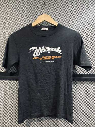 Band Tees T-SHIRT WHITESNAKE LIVE IN THE HEART OF 