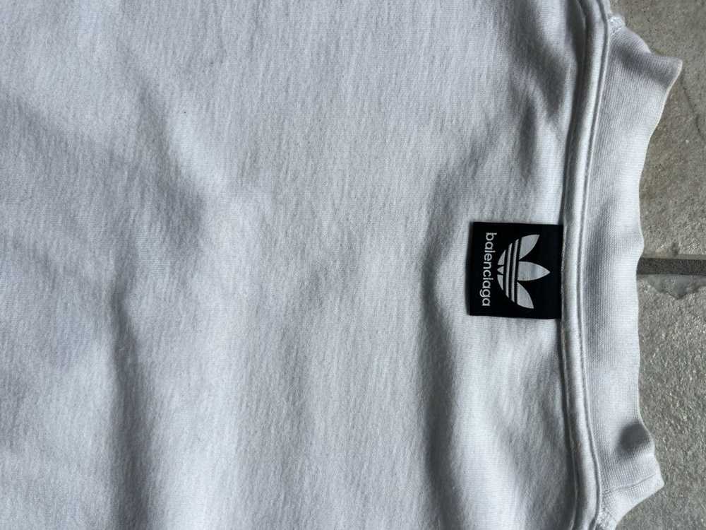 Balenciaga Balenciaga Adidas White tee - image 8