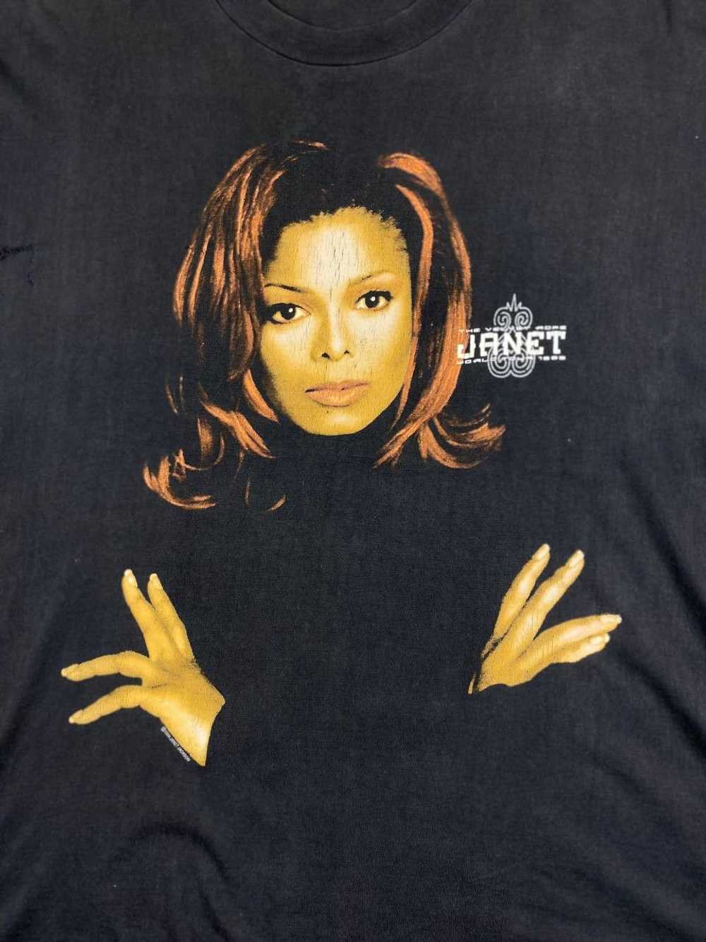 Band Tees × Vintage vintage 90s janet jackson tsh… - image 2