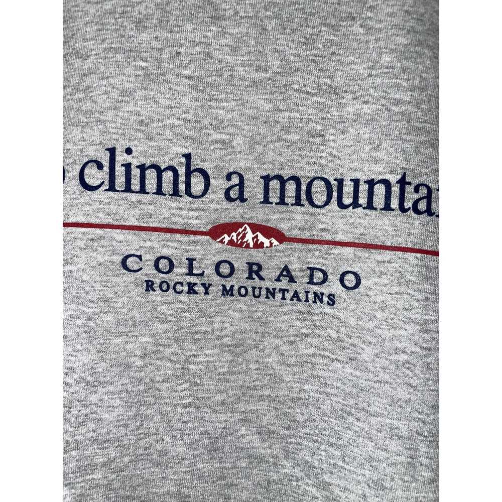 Jerzees 90s Vintage Go Climb A Mountain Rocky Mou… - image 3