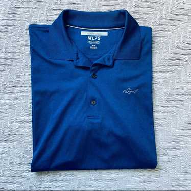 Greg Norman Greg Norman blue short sleeve polo sh… - image 1