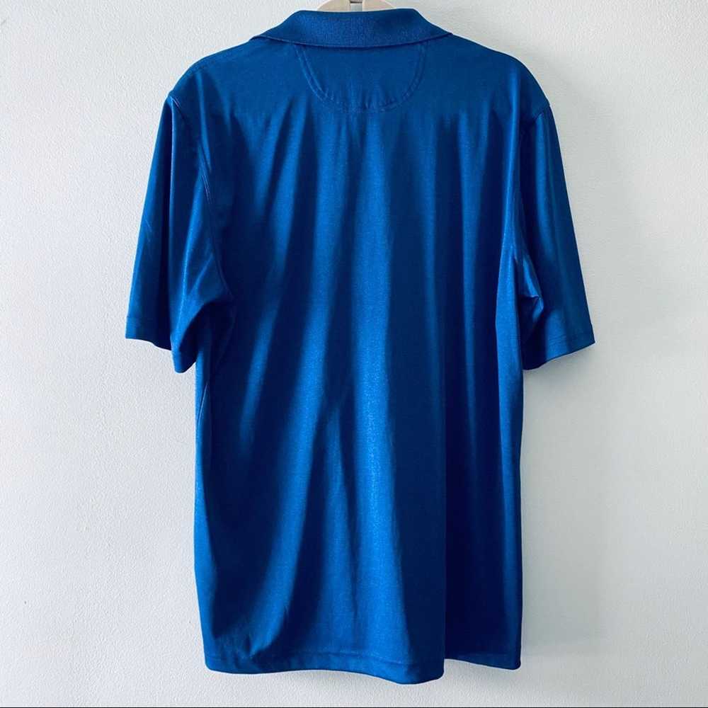 Greg Norman Greg Norman blue short sleeve polo sh… - image 3