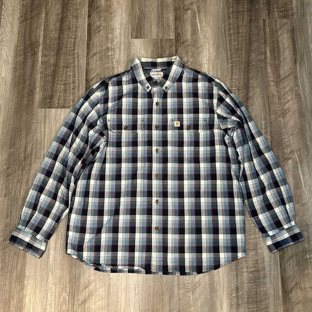 Carhartt Carhartt Fort Plaid Relaxed Fit Long Sle… - image 2