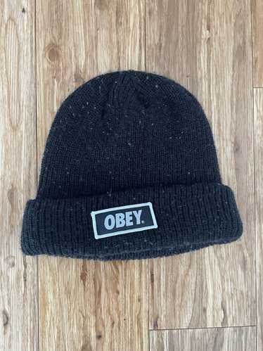 Obey Obey black beanie