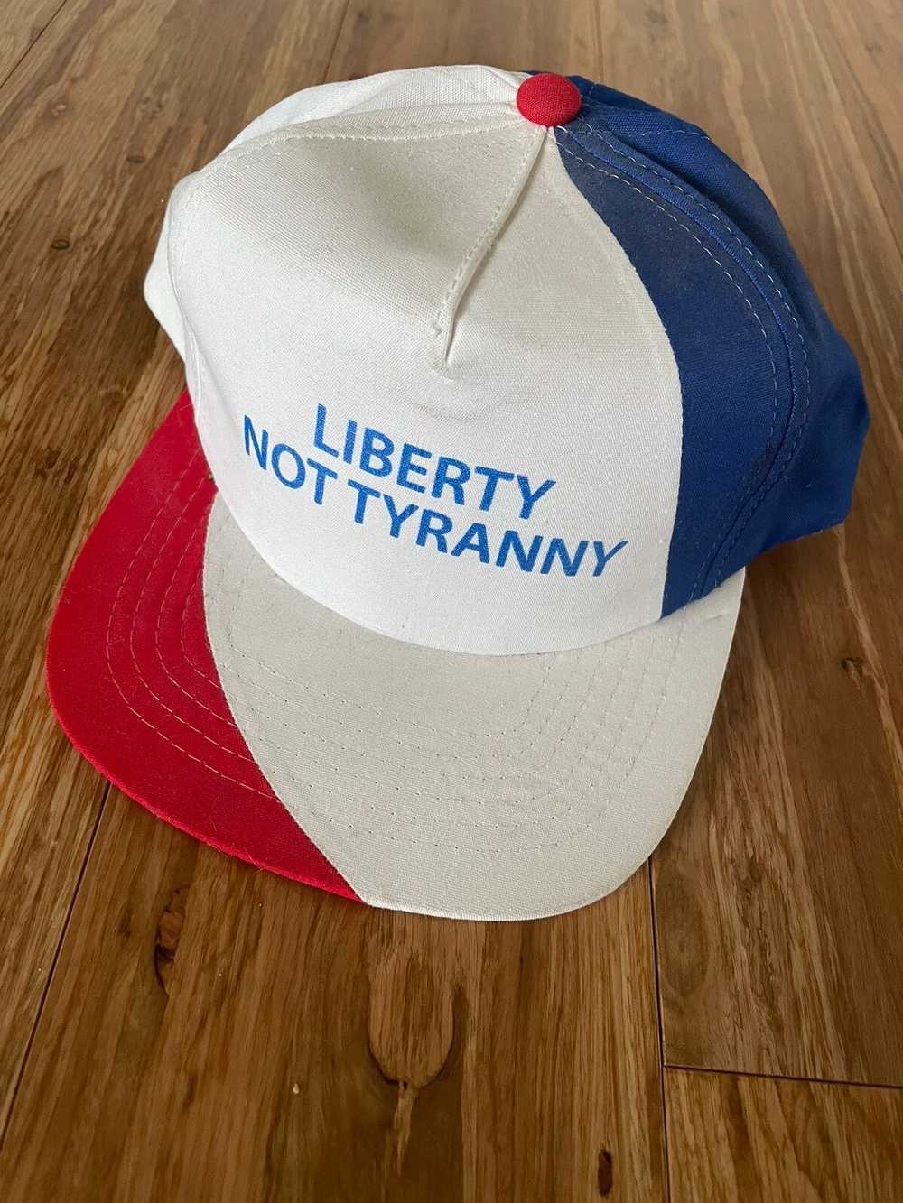 Vintage Vintage snapback hat Liberty not Tyranny - image 1