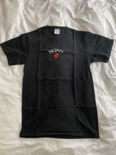 Noah Noah Embroidered Rose Core Logo Tee