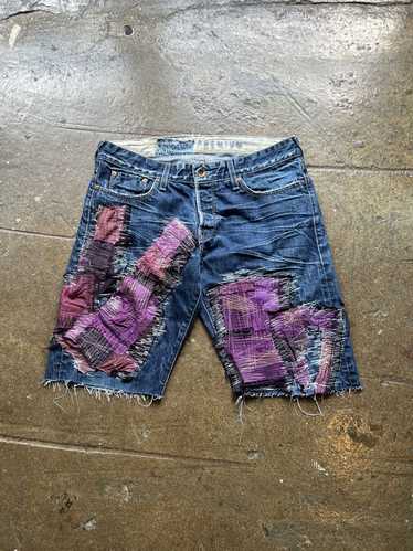 Custom Reworked Denim Shorts