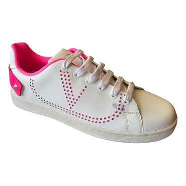 Valentino Garavani Backnet leather trainers