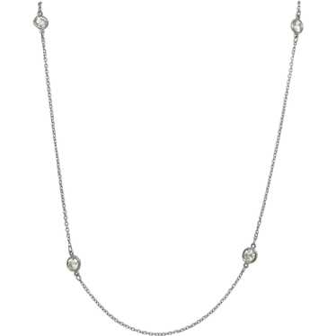 Tiffany & Co Platinum Diamond Necklace