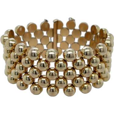 Retro 18K Yellow Gold Bracelet