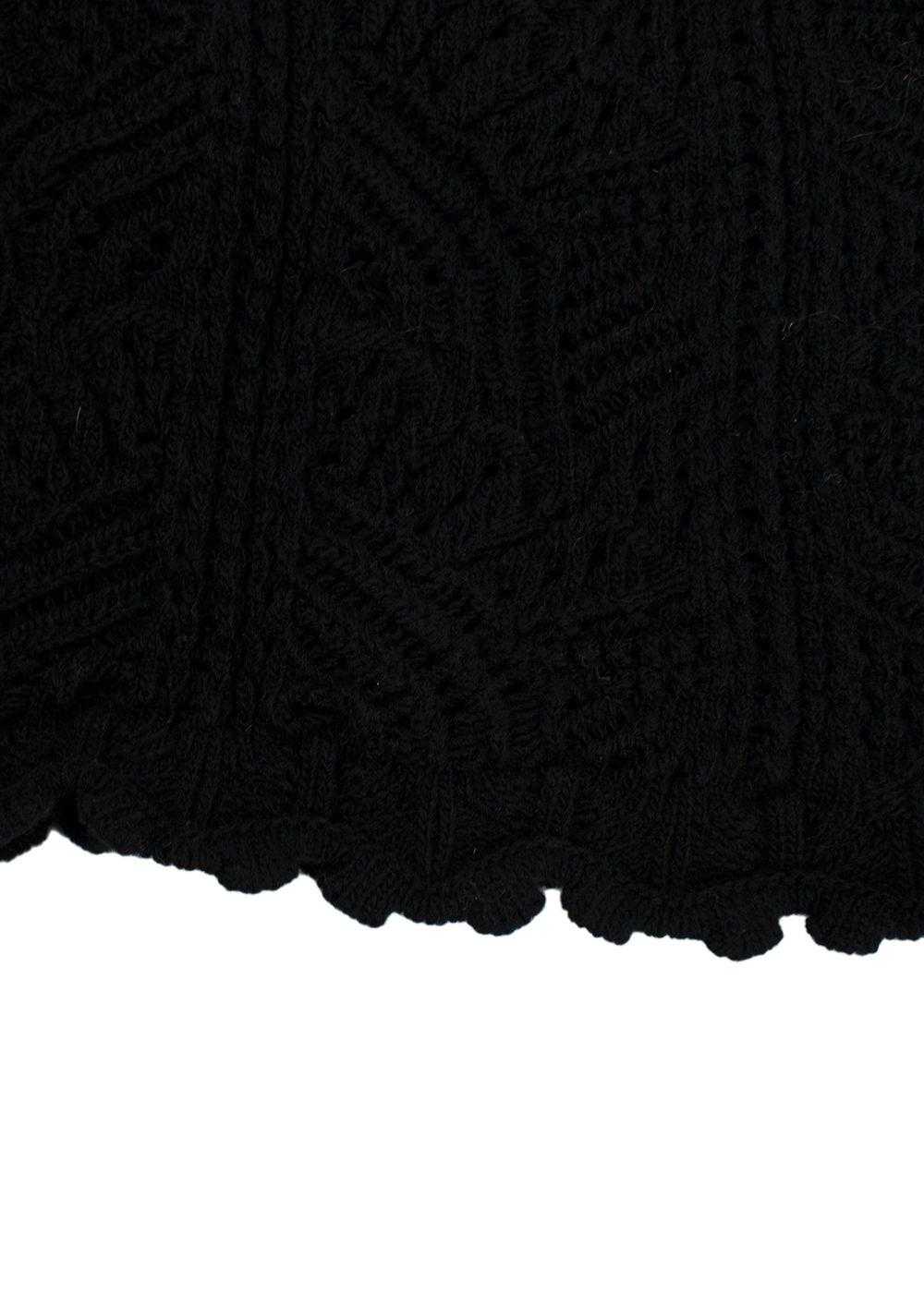 Managed by hewi Saint Laurent Black Crochet Crop … - image 5