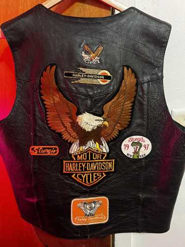 Harley Davidson GENUINE LEATHER HARLEY DAVIDSON BI