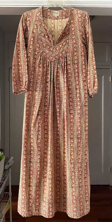 Fabindia Vintage Indian cotton maxi dress (S) |…