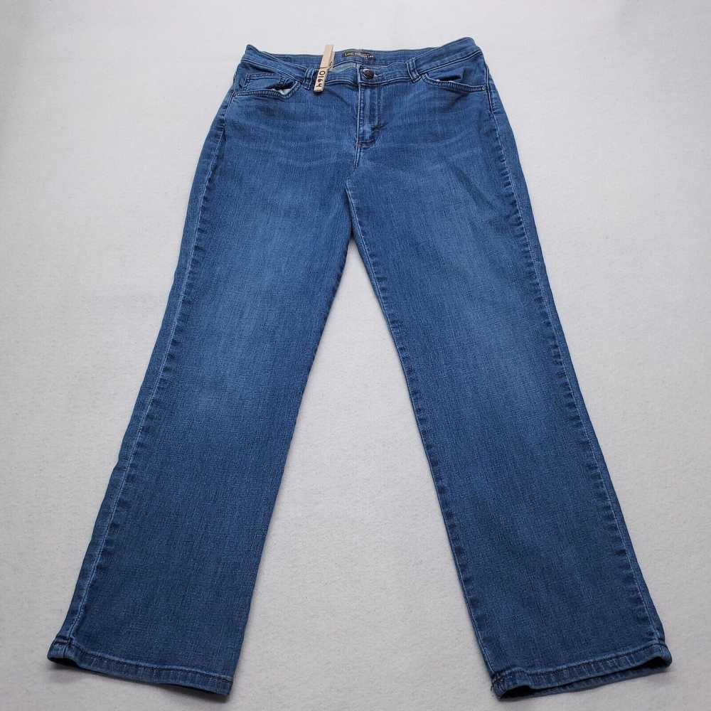 Lee Lee Straight Leg Casual Button Denim Jeans Wo… - image 2