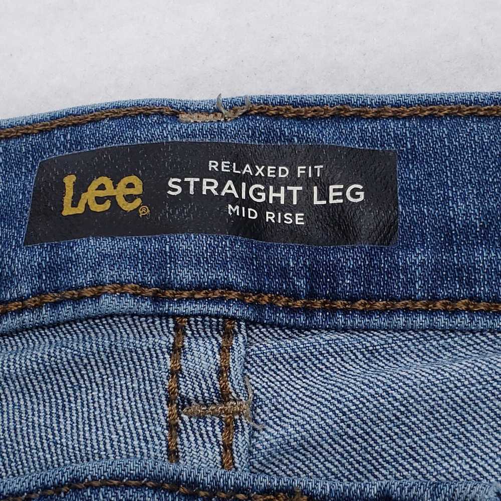 Lee Lee Straight Leg Casual Button Denim Jeans Wo… - image 3