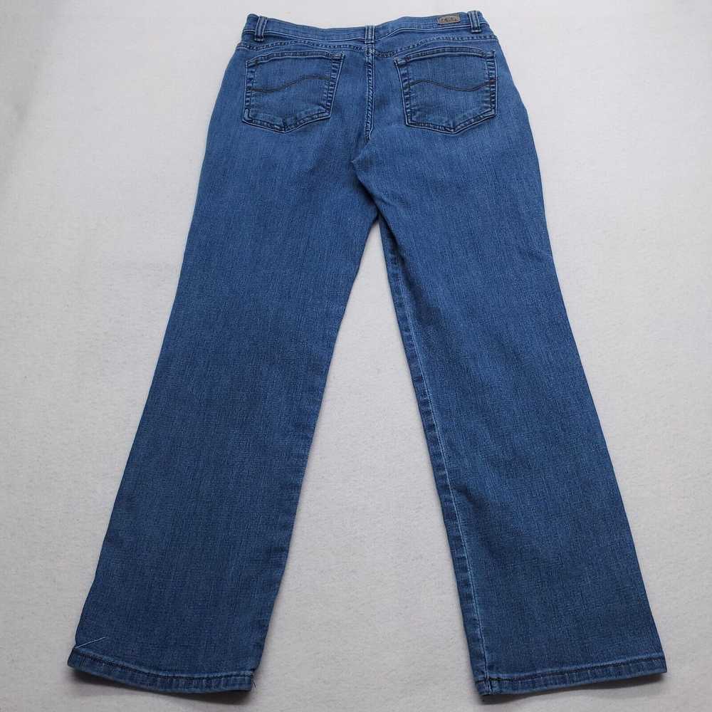 Lee Lee Straight Leg Casual Button Denim Jeans Wo… - image 7