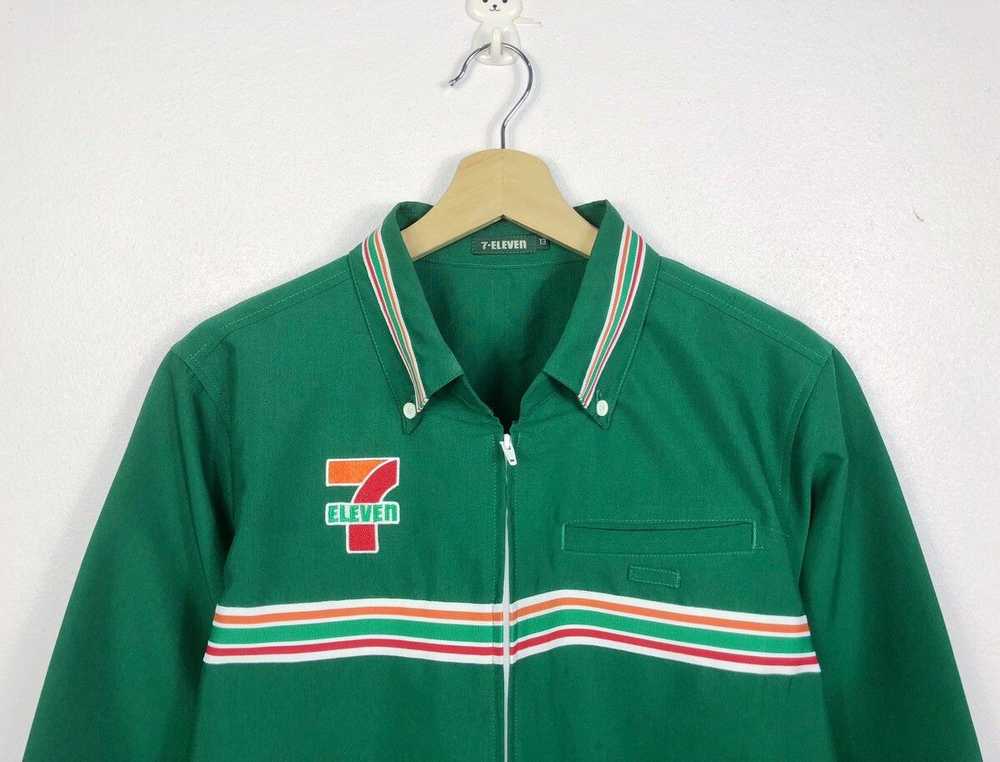 Rare × Vintage Rare Vintage 7 Eleven 7-11 LS Zipp… - image 2