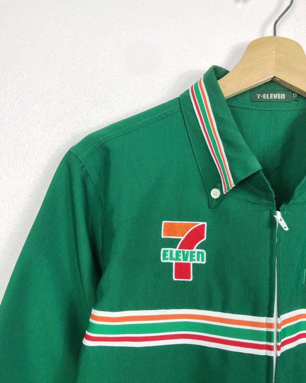 Rare × Vintage Rare Vintage 7 Eleven 7-11 LS Zipp… - image 3