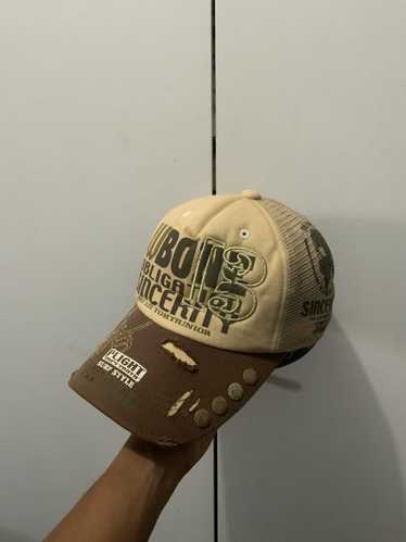 Avant Garde × Streetwear × Trucker Hat WBone Obli… - image 1