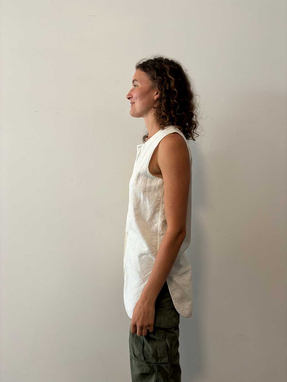 Antique Loose weave Summer Sleeveless Undershirt - image 3