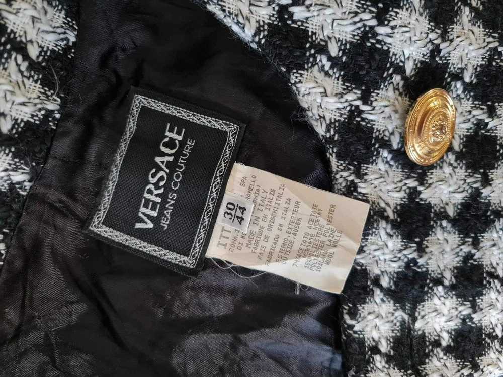 Versace Versace rare vintage 90s dress and jacket - image 12