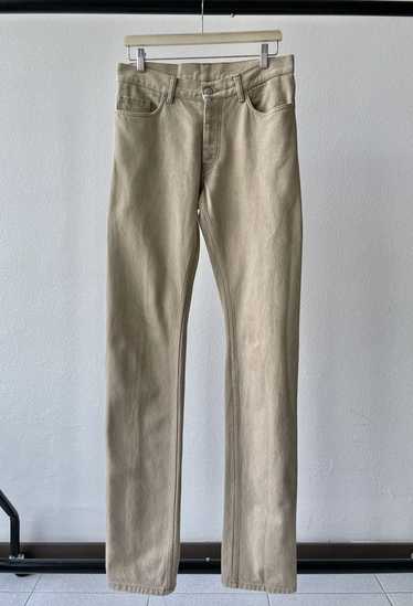 Helmut Lang HELMUT LANG 1998 TAN CLASSIC RAW VINT… - image 1