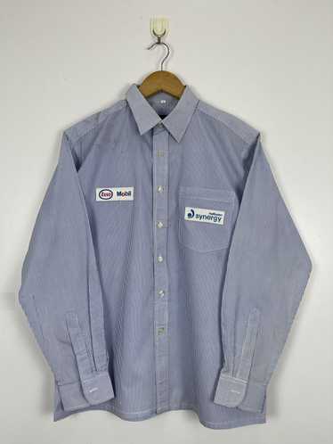 Vintage × Workers Vintage Exxon Mobil Workwear Bu… - image 1