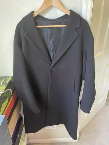 GU GU Japanese Brand Unisex Black Trench Coat Size