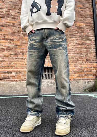 Japanese Brand × Jean × Streetwear Street straight