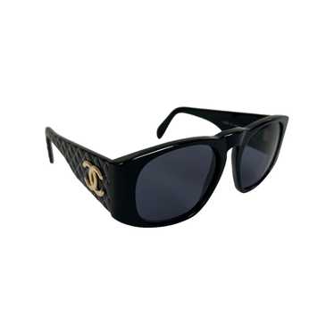 Chanel Chanel CC Logo Quilted Frame Sunglasses