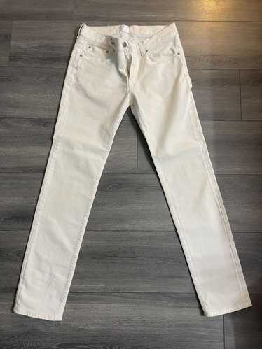 Acne Studios 32/32 white denim ACE cut