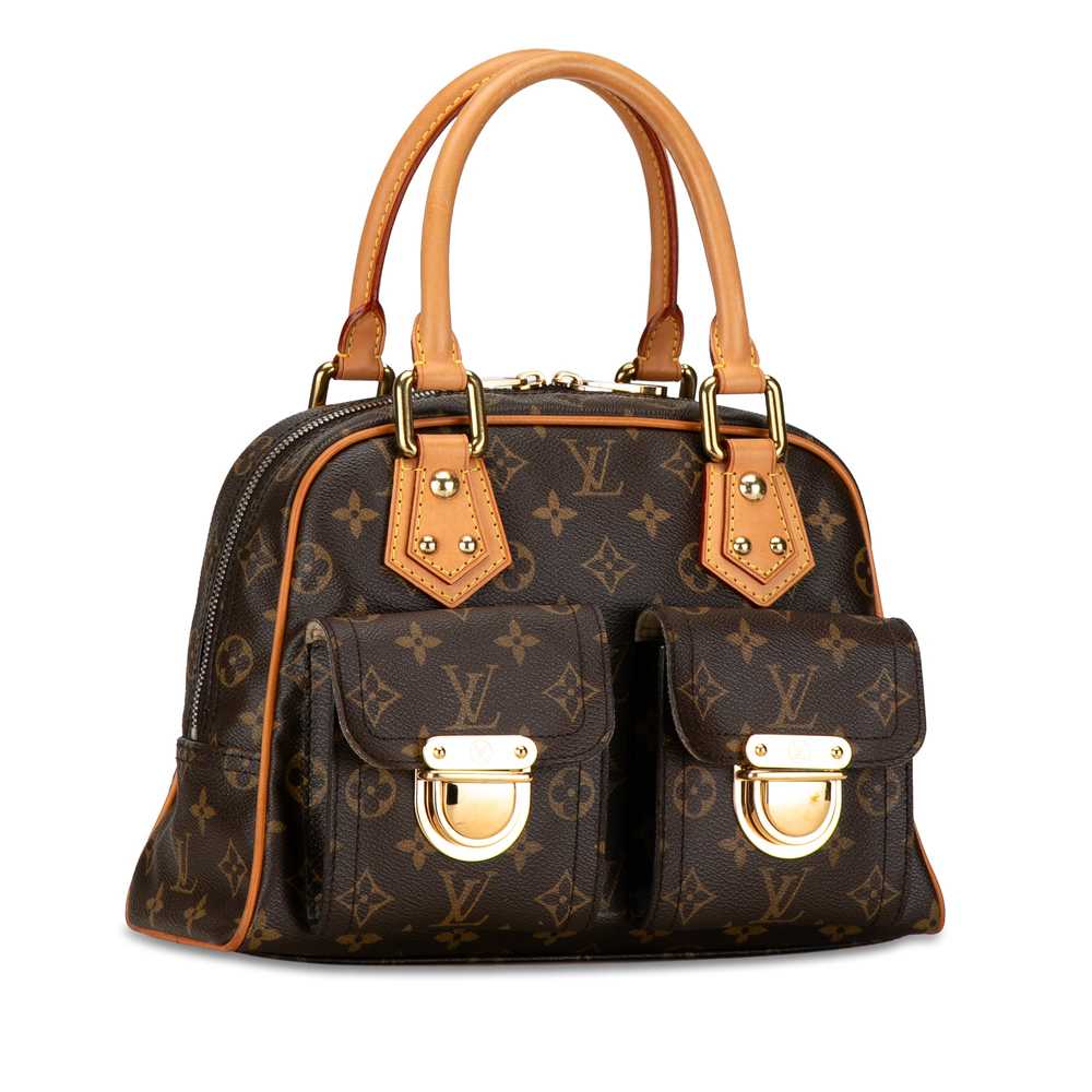 Brown Louis Vuitton Monogram Manhattan PM Handbag - image 2