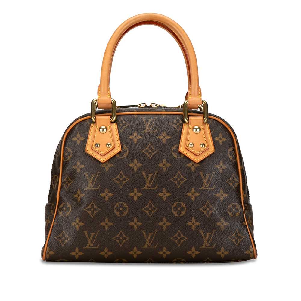 Brown Louis Vuitton Monogram Manhattan PM Handbag - image 3