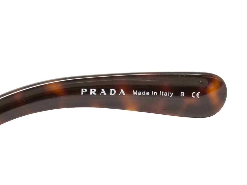 Black Prada Baroque Round Swirl Sunglasses - image 4