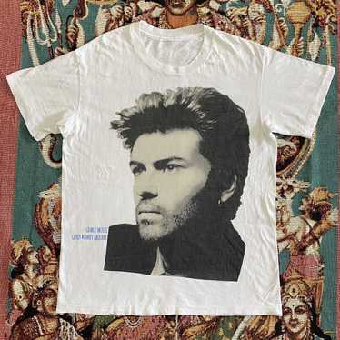 VINTAGE PORT deals & COMPANY 1980'S WHAM! WHAM GEORGE MICHAEL WOMENS SHIRT SMALL