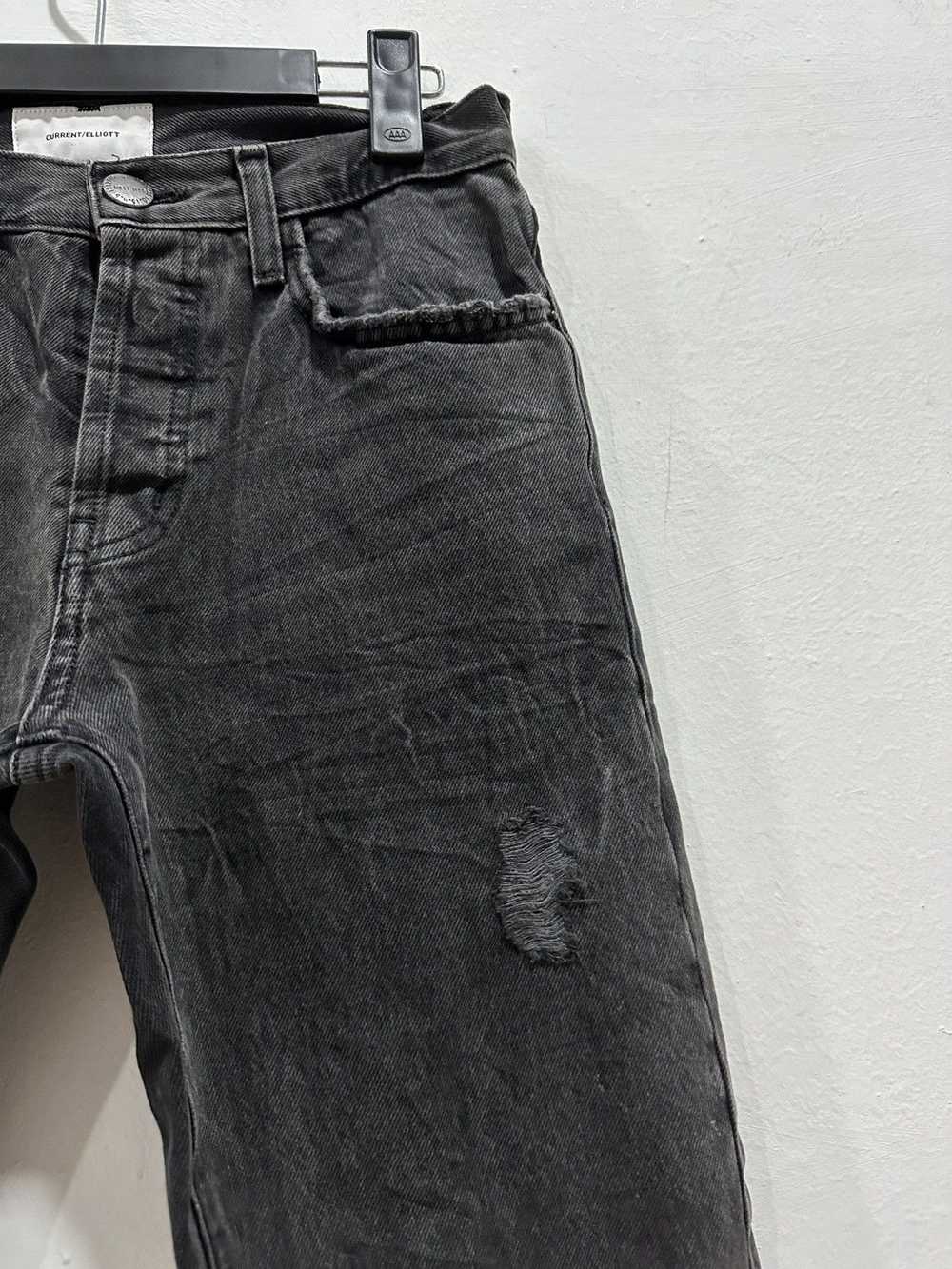 Current Elliott × Distressed Denim × Made In Usa … - image 6