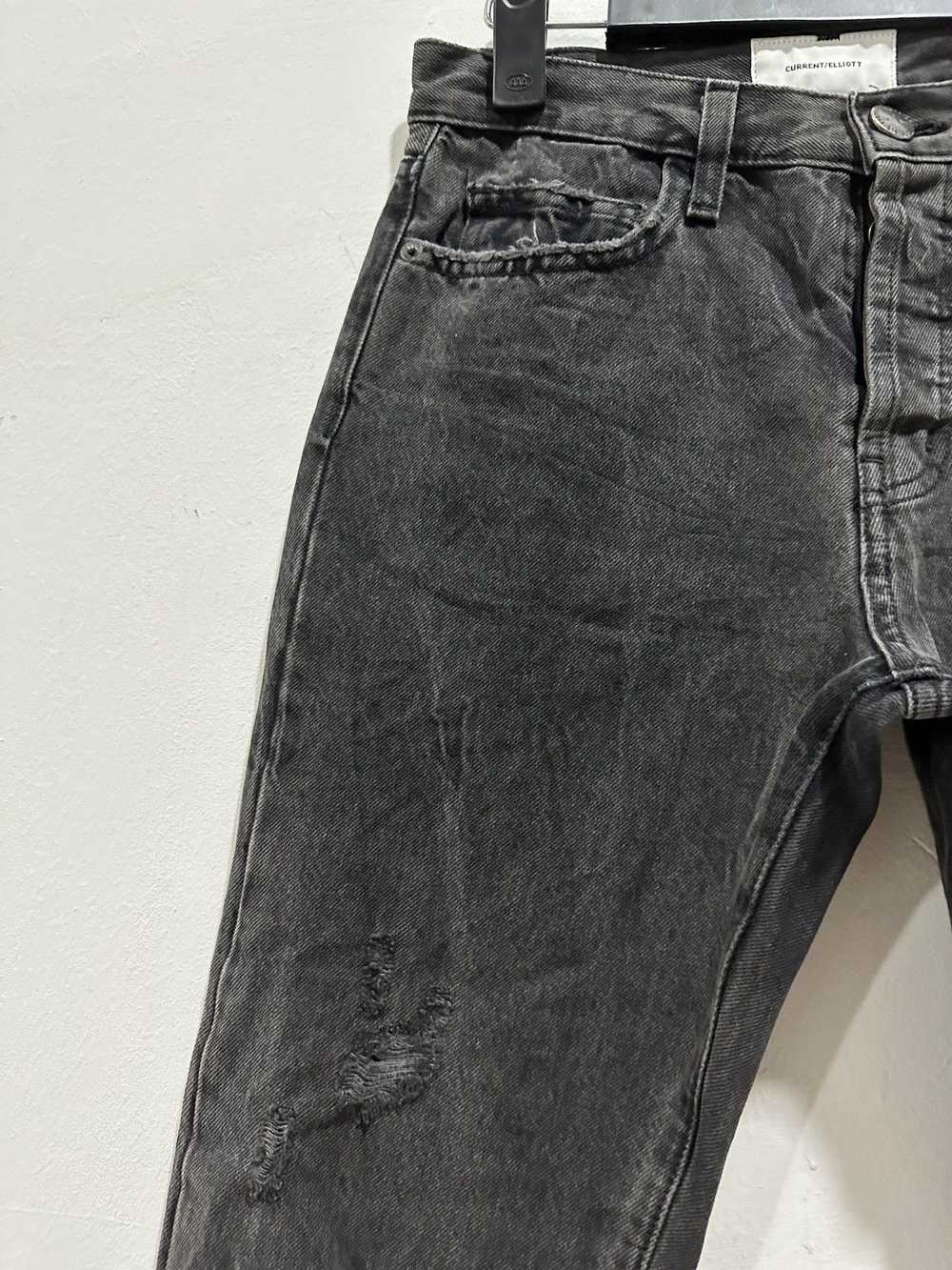 Current Elliott × Distressed Denim × Made In Usa … - image 7