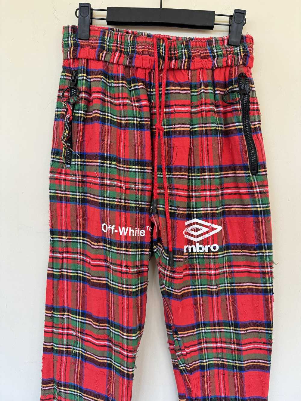 Off-White × Umbro Off White x Umbro Plaid Pants - image 2