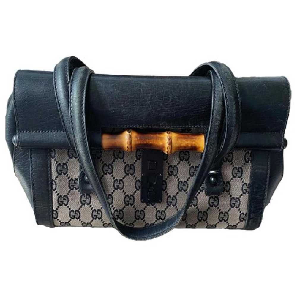 Gucci Bamboo Bullet leather handbag - image 1