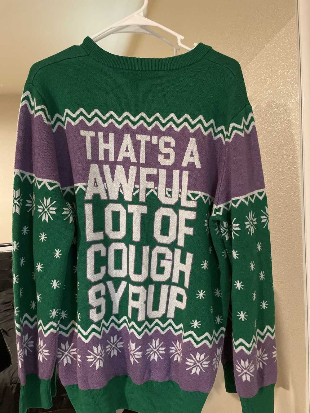 Awful Lot of Cough Syrup Cough Syrup Christmas sw… - image 2