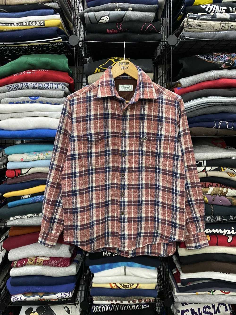 Flannel × Japanese Brand × Vintage Vintage crocod… - image 1