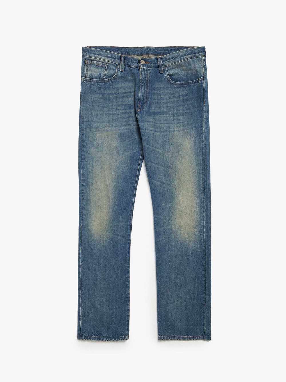 Gucci Blue Faded Denim Cotton Jeans - image 1