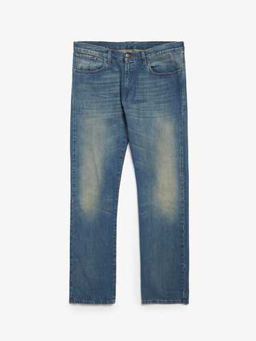 Gucci Blue Faded Denim Cotton Jeans - image 1