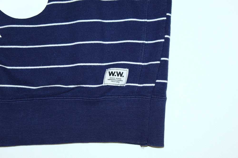 Streetwear × Wood Wood Wood Wood Big Logo Striped… - image 3