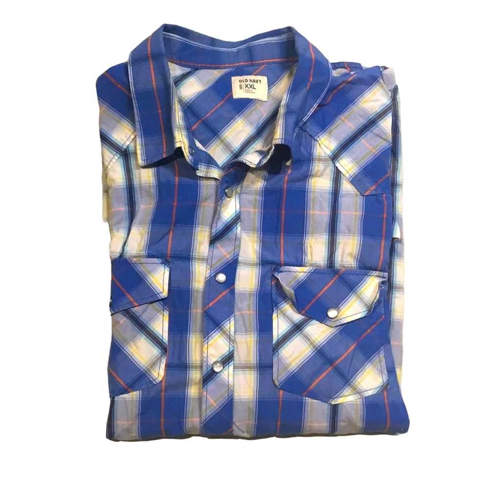 Old Navy Old Navy Plaid Button Down - image 1