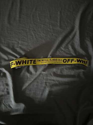 Off-White Off white industrial belt yellow